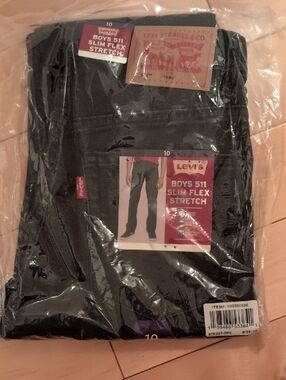 Levi's Boys 511 Slim Flex Stretch Jeans - Black